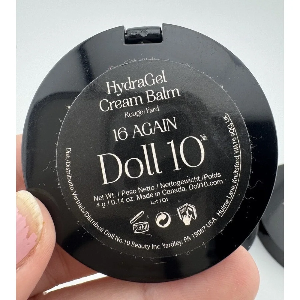 Doll 10 Hydragel Cream Balm -‎ 16 Again Blush 0.14oz - Lot of 3